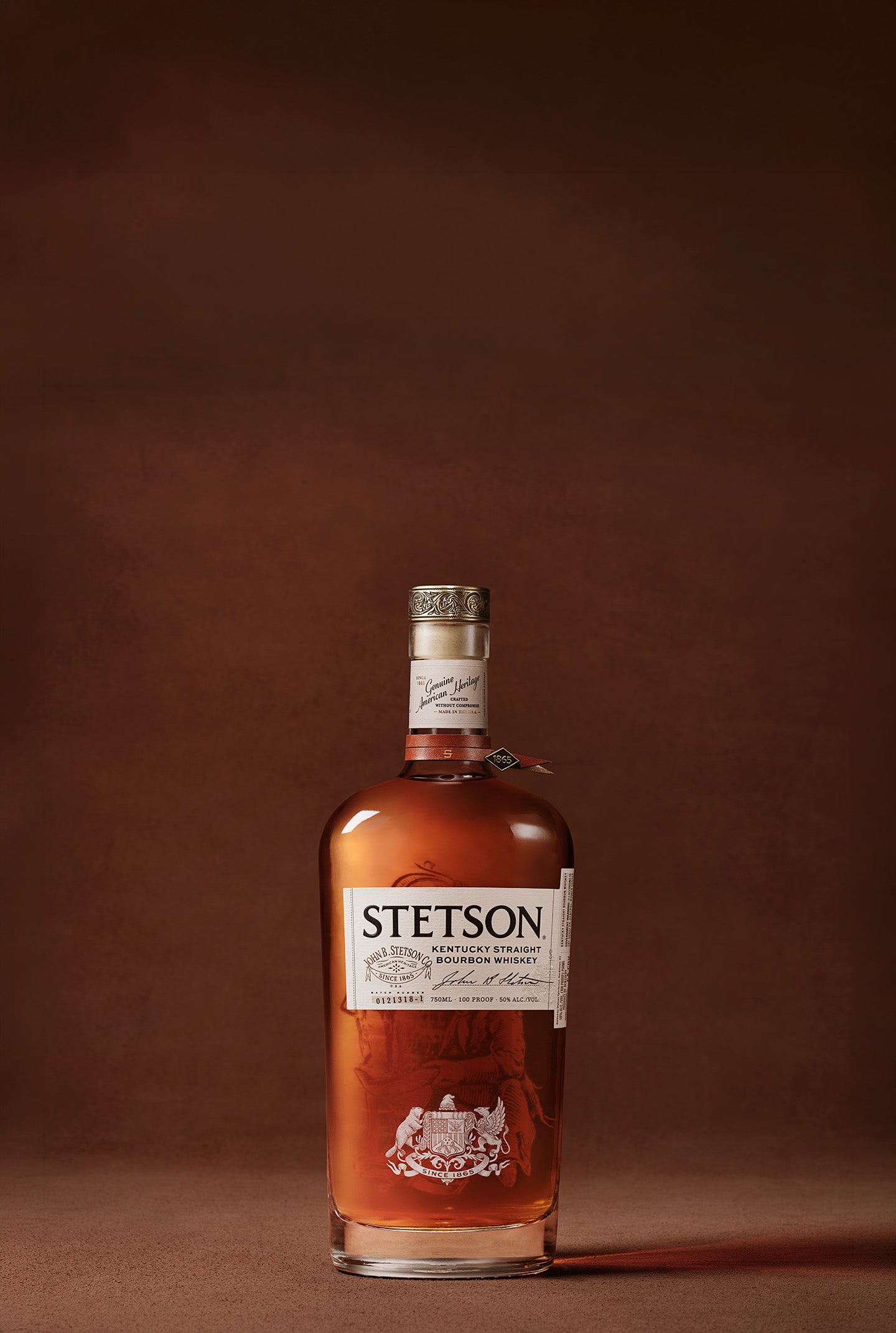Stetson Kentucky Straight Bourbon Whiskey bottle